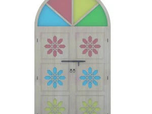 traditional moroccan door 3D Model