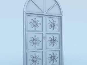 traditional moroccan door 3D-Modell