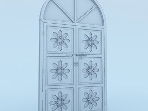 traditional moroccan door 3D-Modell