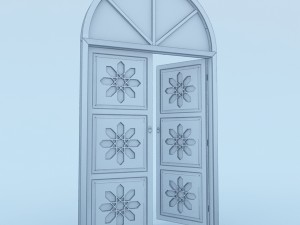 traditional moroccan door 3D-Modell