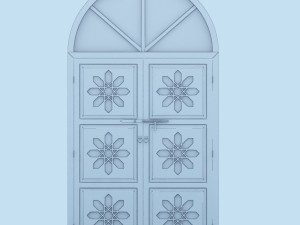 traditional moroccan door 3D-Modell
