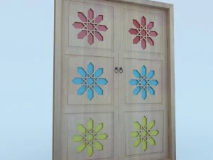 porta marroquina tradicional Modelo 3D