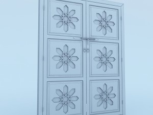 traditional moroccan door 3D मॉडल