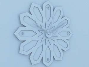 traditional moroccan clock 3D Model