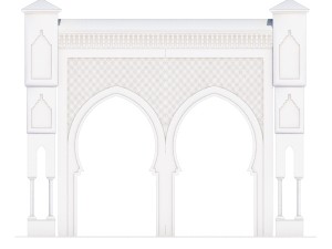 traditional moroccan door fes city 2 3D मॉडल