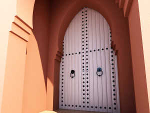 traditional moroccan door marrakech 3D मॉडल