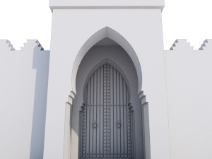 traditional moroccan door marrakech 3D मॉडल