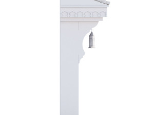 traditional moroccan door chefchaouen city 3D-Modell