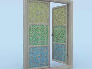 traditional moroccan window 3D मॉडल
