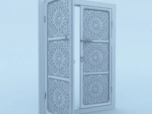 geleneksel Fas penceresi 3D Model