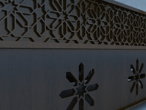 traditional moroccan table 3D Model