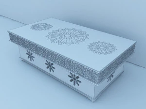 traditional moroccan table 3D Model