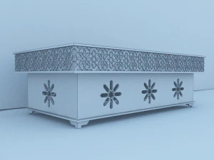 traditional moroccan table 3D Model
