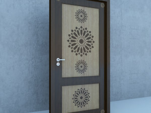traditional moroccan door Modèle 3D