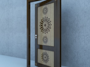 traditional moroccan door 3Dモデル
