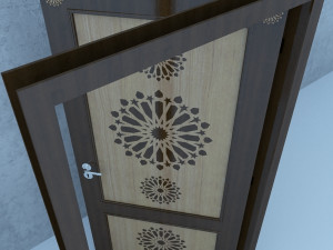 traditional moroccan door 3Dモデル