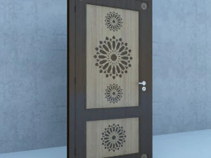 traditional moroccan door 3D Model