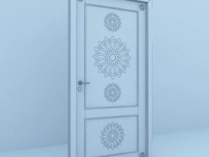 traditional moroccan door 3D Model