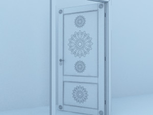 traditional moroccan door 3Dモデル