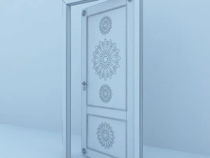 traditional moroccan door 3D Model