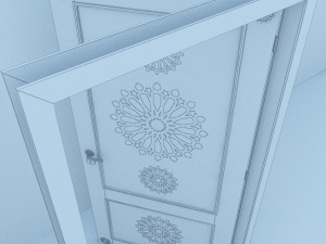 traditional moroccan door 3Dモデル