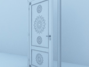 traditional moroccan door 3Dモデル
