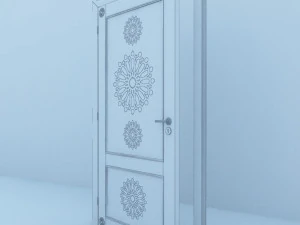 traditional moroccan door 3D Model