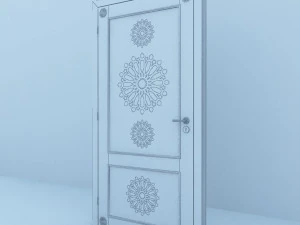 traditional moroccan door 3D Model