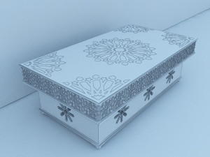 traditional moroccan table 3D Модель