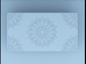 traditional moroccan table 3D Модель