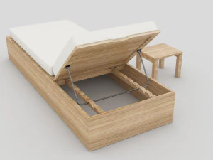 lounge chair pool 3D Model