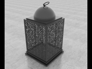 moroccan lantern 3D Model