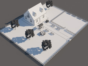 farm house Modelo 3D
