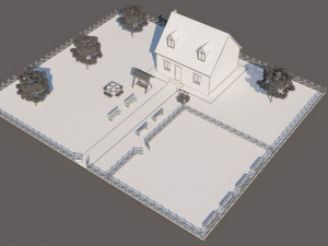 farm house Modelo 3D