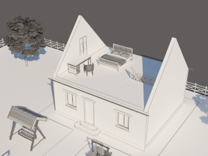 farm house Modelo 3D
