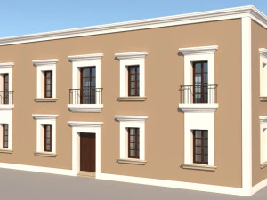 maison mexicaine Modèle 3D