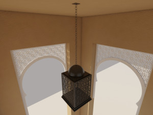 traditional moroccan door 3D Model