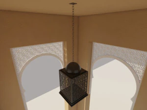 traditional moroccan door 3D Model