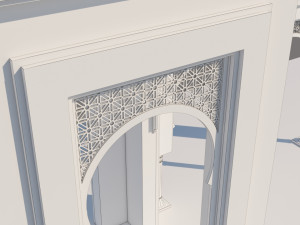 traditional moroccan door 3D Model