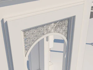 traditional moroccan door 3D Model
