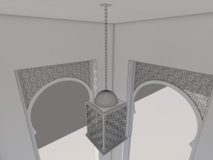 traditional moroccan door 3D Model