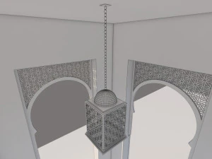 traditional moroccan door 3D Model