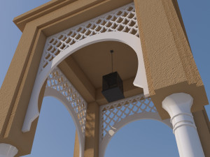traditional moroccan door 3D Model