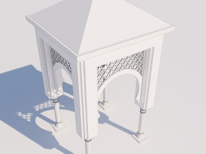 traditional moroccan door 3D Model