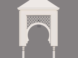 traditional moroccan door 3D Model