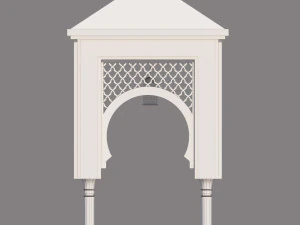 traditional moroccan door 3D Model