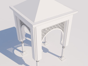 traditional moroccan door 3D Model