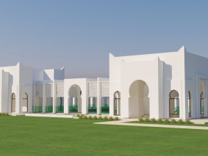 traditional moroccan pool style tamouda bay 3Dモデル