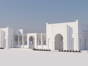 traditional moroccan pool style tamouda bay 3Dモデル
