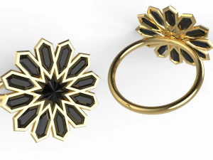 पारंपरिक मोरक्कन रिंग 3डी प्रिंट मॉडल 3D प्रिंट मॉडल